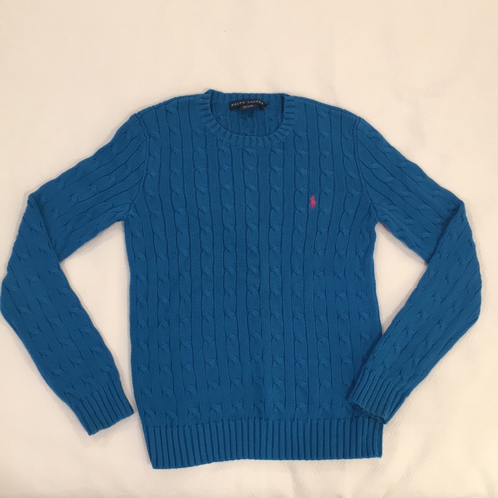 Ralph Lauren Sport cotton cable knit sweater